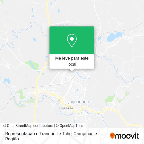 Representação e Transporte Tche mapa