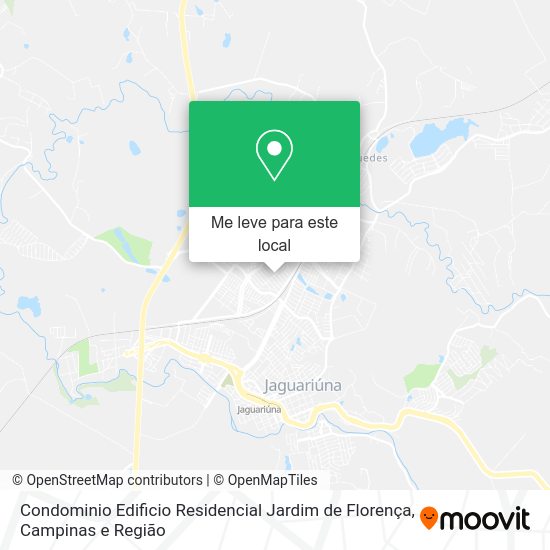 Condominio Edificio Residencial Jardim de Florença mapa