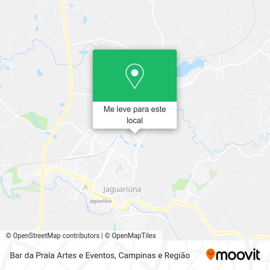 Bar da Praia Artes e Eventos mapa