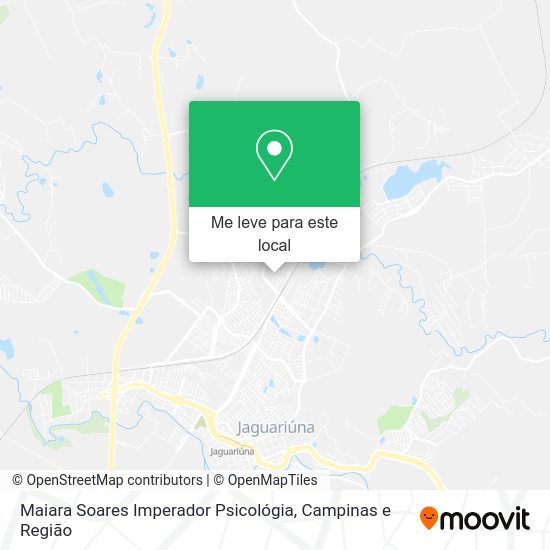 Maiara Soares Imperador Psicológia mapa