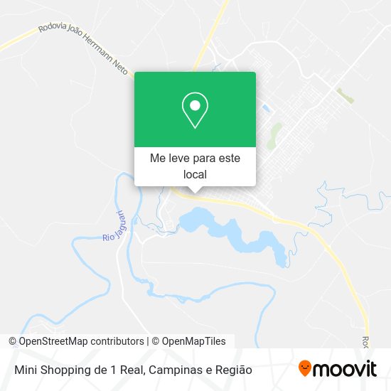 Mini Shopping de 1 Real mapa