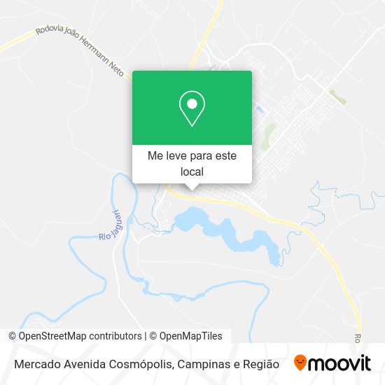 Mercado Avenida Cosmópolis mapa