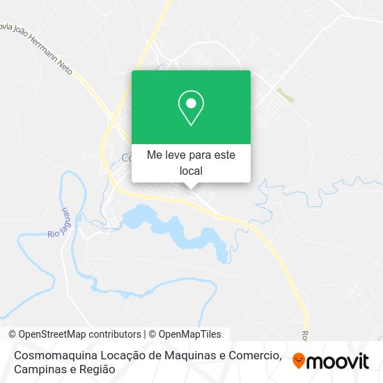 Cosmomaquina Locação de Maquinas e Comercio mapa