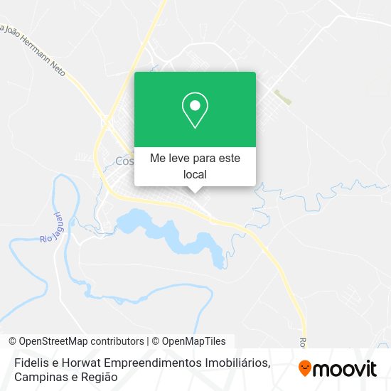 Fidelis e Horwat Empreendimentos Imobiliários mapa