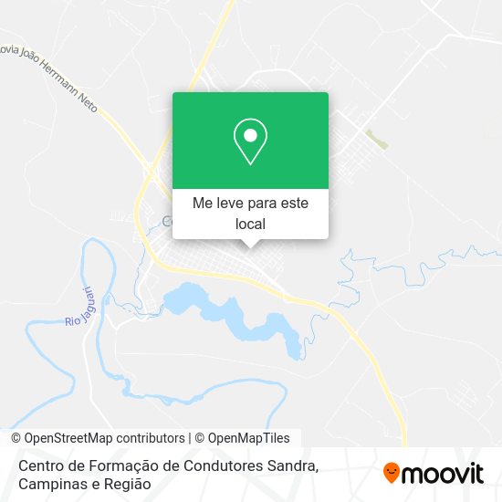 Centro de Formação de Condutores Sandra mapa