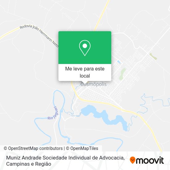 Muniz Andrade Sociedade Individual de Advocacia mapa