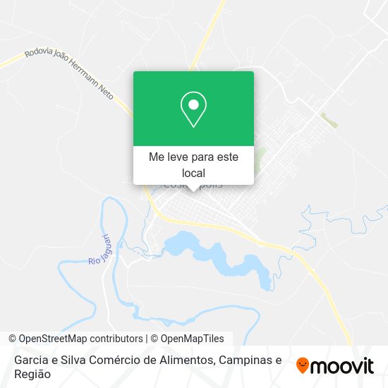 Garcia e Silva Comércio de Alimentos mapa