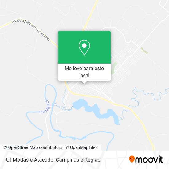 Uf Modas e Atacado mapa