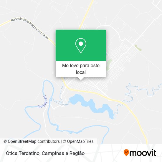 Ótica Tercatino mapa