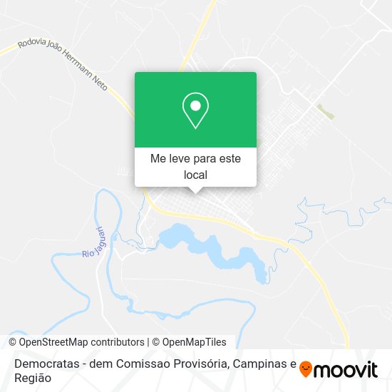 Democratas - dem Comissao Provisória mapa
