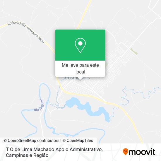 T O de Lima Machado Apoio Administrativo mapa