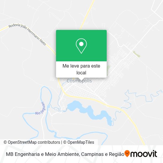 MB Engenharia e Meio Ambiente mapa