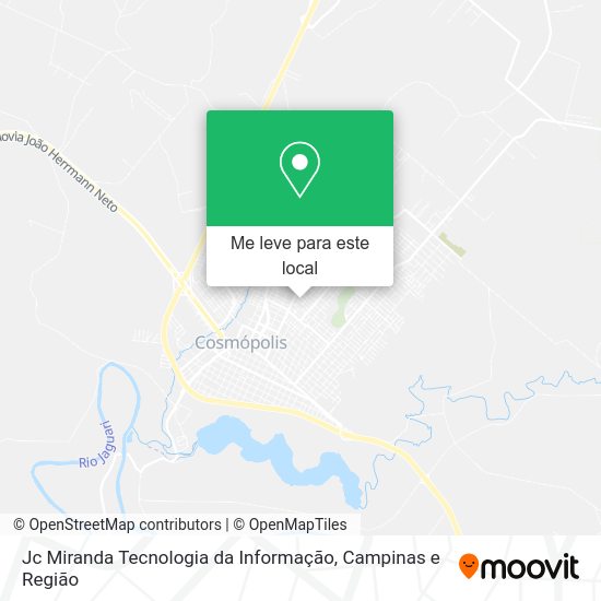 Jc Miranda Tecnologia da Informação mapa