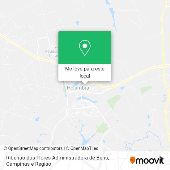 Ribeirão das Flores Administradora de Bens mapa
