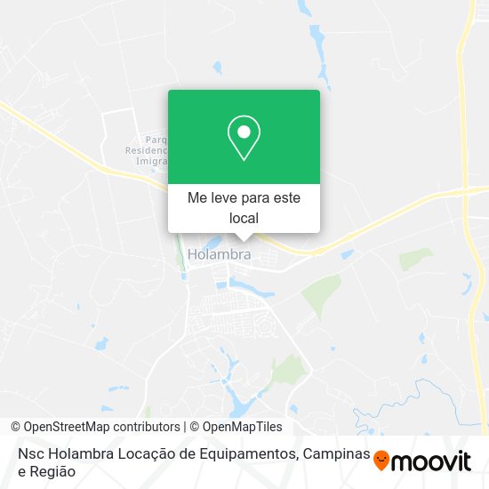 Nsc Holambra Locação de Equipamentos mapa