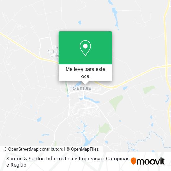 Santos & Santos Informática e Impressao mapa