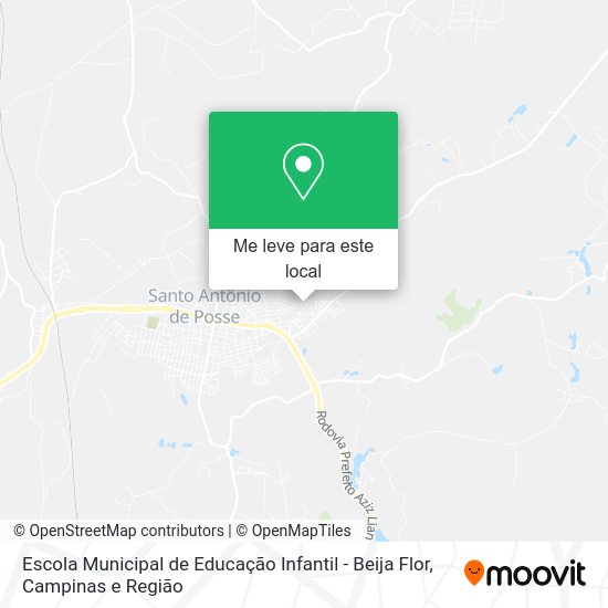 Escola Municipal de Educação Infantil - Beija Flor mapa