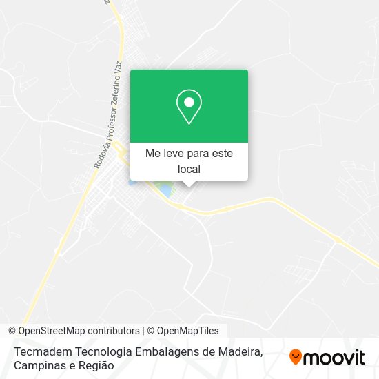 Tecmadem Tecnologia Embalagens de Madeira mapa