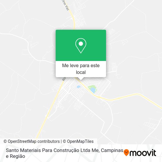 Santo Materiais Para Construção Ltda Me mapa