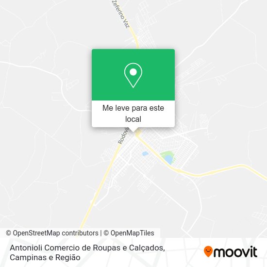 Antonioli Comercio de Roupas e Calçados mapa