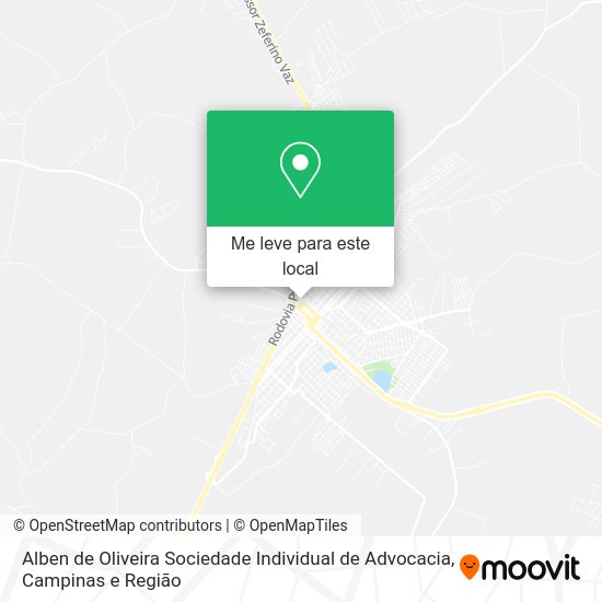 Alben de Oliveira Sociedade Individual de Advocacia mapa