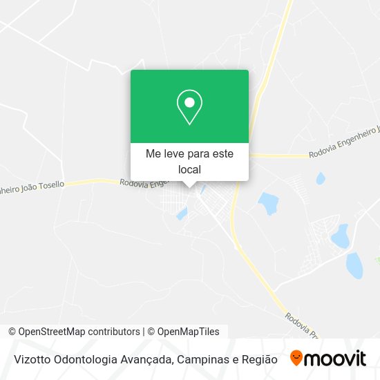 Vizotto Odontologia Avançada mapa