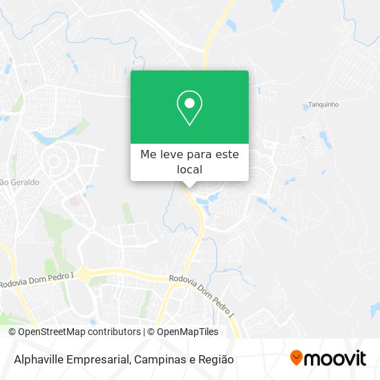 Alphaville Empresarial mapa