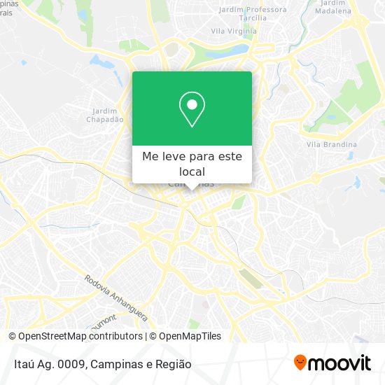 Itaú Ag. 0009 mapa