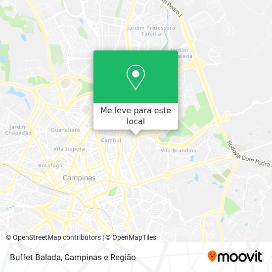 Buffet Balada mapa