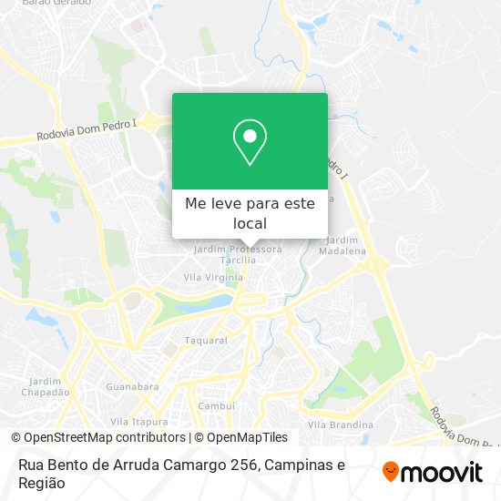 Rua Bento de Arruda Camargo 256 mapa