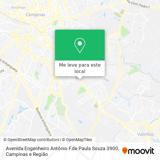 Avenida Engenheiro Antônio F.de Paula Souza 3900 mapa