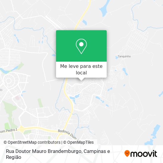 Rua Doutor Mauro Brandemburgo mapa