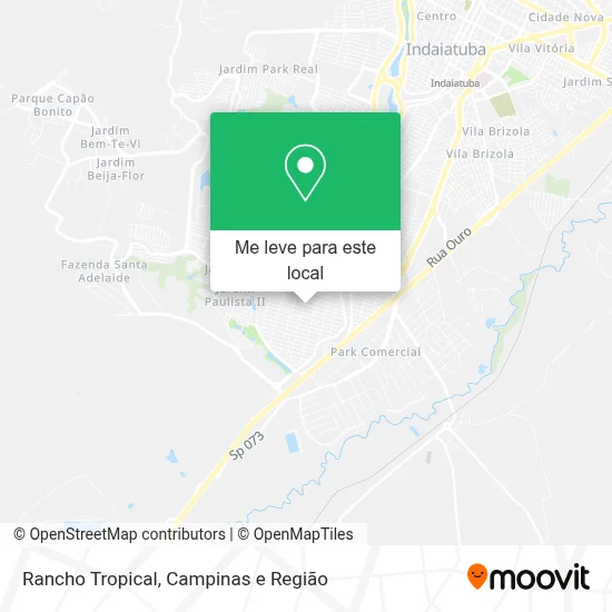 Rancho Tropical mapa