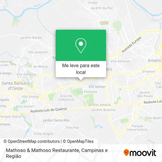 Mathoso & Mathoso Restaurante mapa