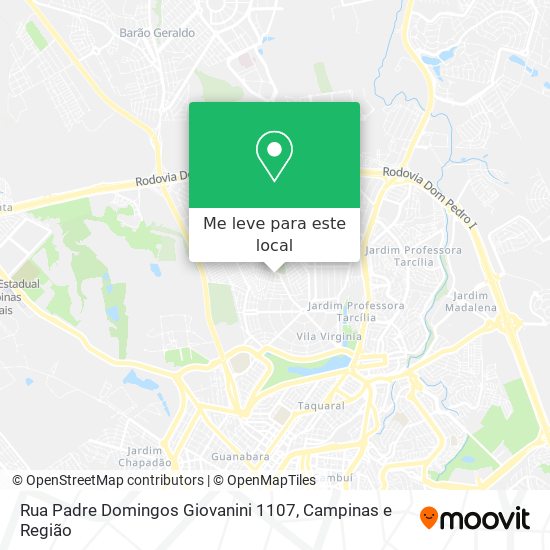 Rua Padre Domingos Giovanini 1107 mapa