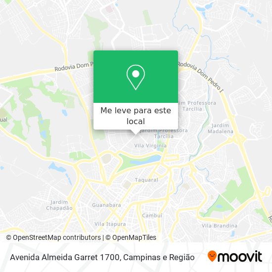 Avenida Almeida Garret 1700 mapa