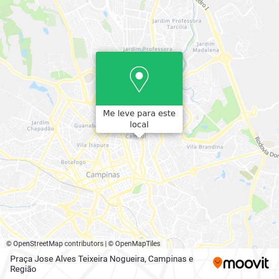 Praça Jose Alves Teixeira Nogueira mapa