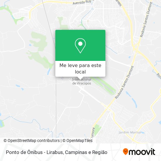 Ponto de Ônibus - Lirabus mapa