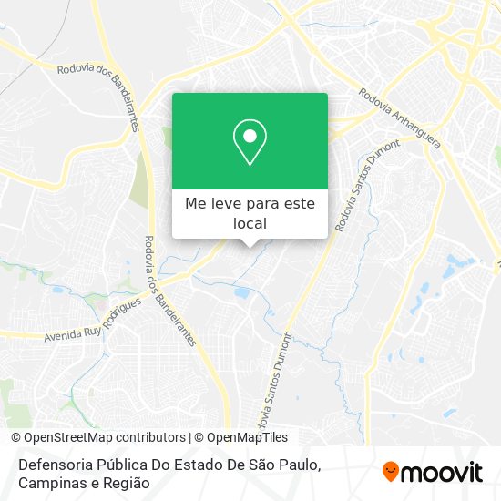 Defensoria Pública Do Estado De São Paulo mapa