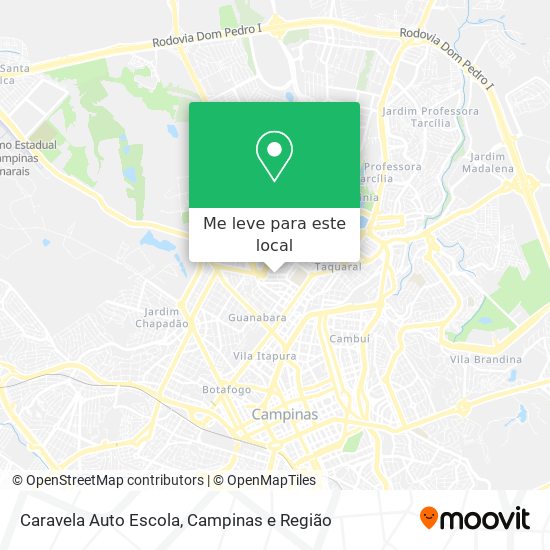 Caravela Auto Escola mapa
