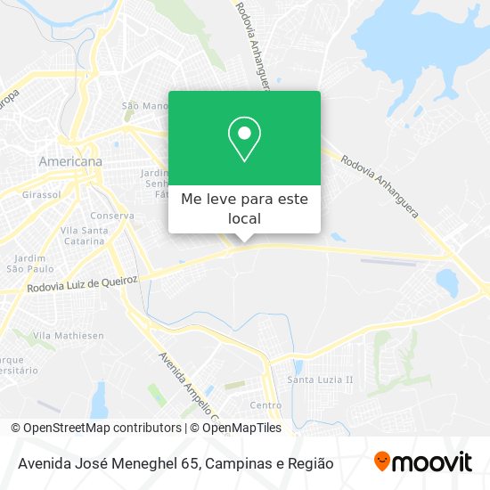 Avenida José Meneghel 65 mapa