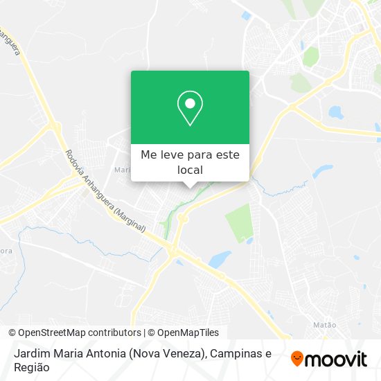 Jardim Maria Antonia (Nova Veneza) mapa