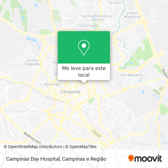 Campinas Day Hospital mapa