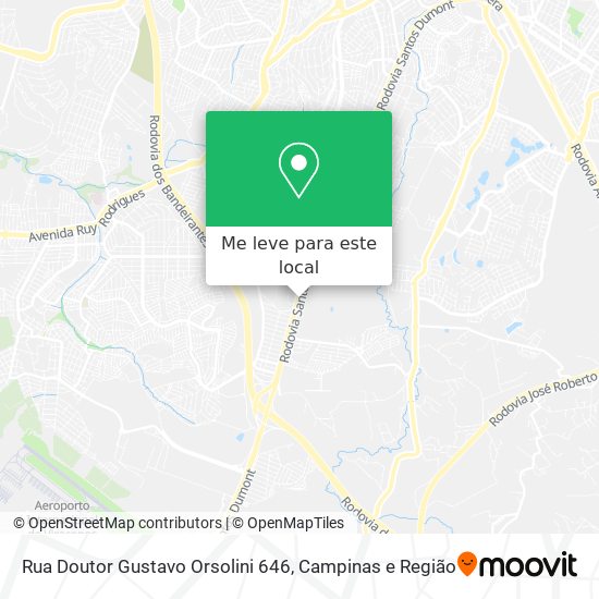 Rua Doutor Gustavo Orsolini 646 mapa
