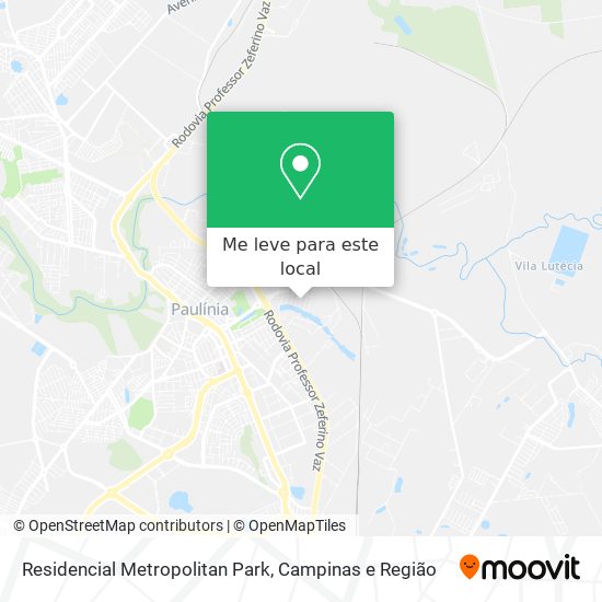 Residencial Metropolitan Park mapa