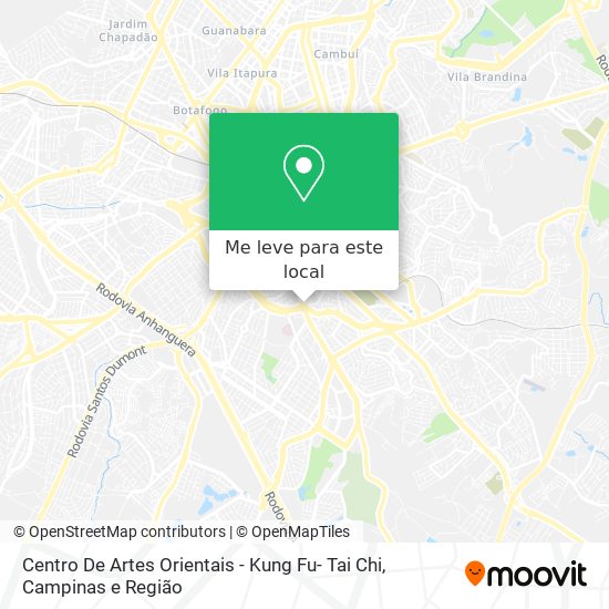 Centro De Artes Orientais - Kung Fu-  Tai Chi mapa