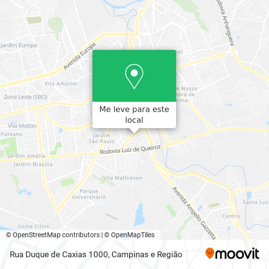 Rua Duque de Caxias 1000 mapa