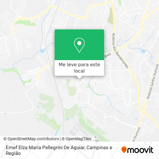 Emef Elza Maria Pellegrini De Aguiar mapa