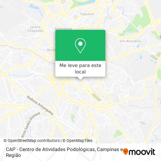 CAP - Centro de Atividades Podológicas mapa