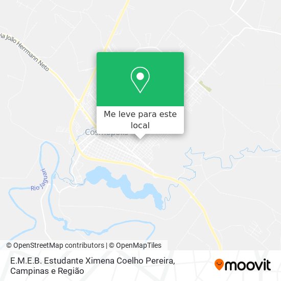 E.M.E.B. Estudante Ximena Coelho Pereira mapa